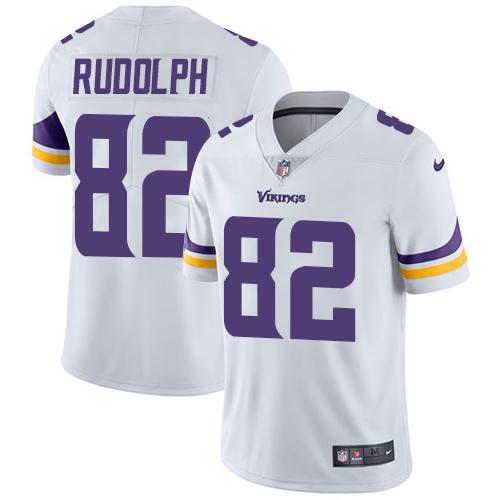 Men 2019 Minnesota Vikings #82 Rudolph white Nike Vapor Untouchable Limited NFL Jersey